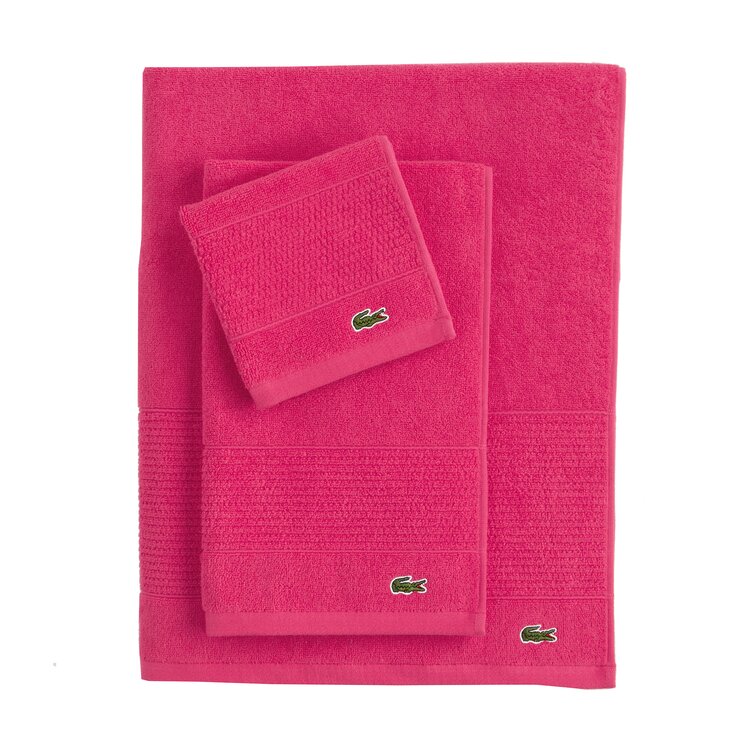 Lacoste legend bath sheet new arrivals